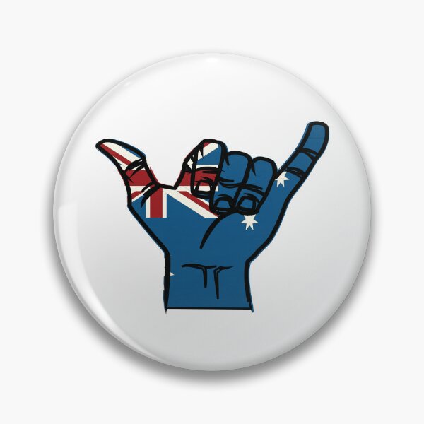 Item preview, Shaka australia grunge flag  designed and sold by Donutlovers.