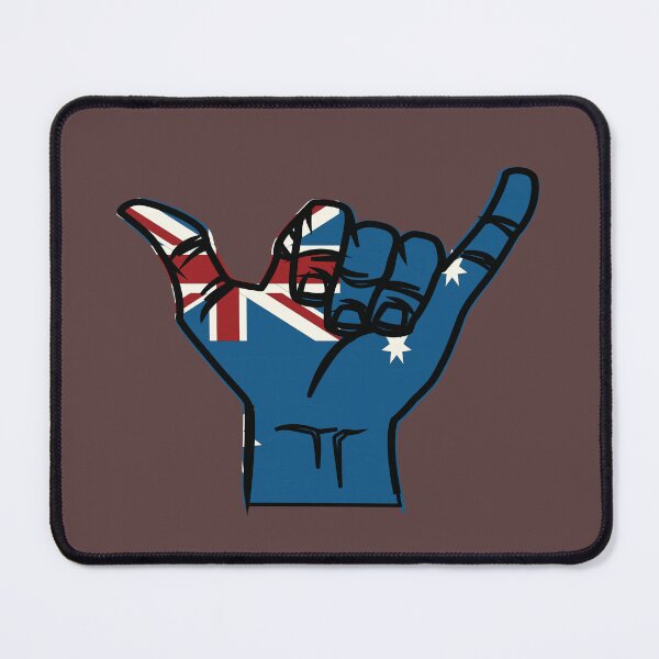Item preview, Shaka australia grunge flag  designed and sold by Donutlovers.