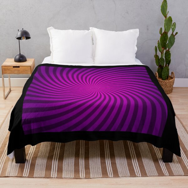 Item preview, Hypnotic Spiral "Discordia" - Magenta, Square, Clockwise designed and sold by Ella Jameson.