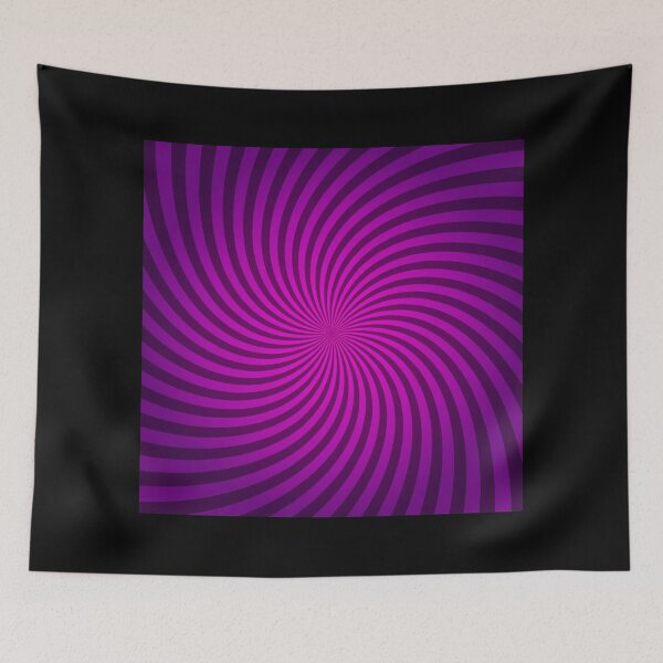 Item preview, Hypnotic Spiral "Discordia" - Magenta, Square, Clockwise designed and sold by Ella Jameson.