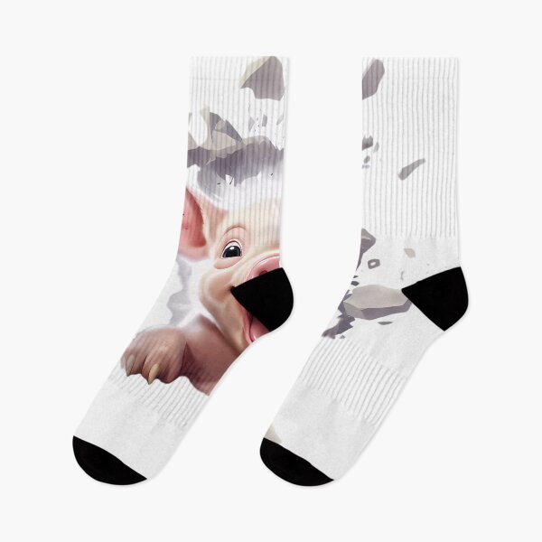 Item preview, Cute Piglet bursting through designed and sold by Nosy is Everything.