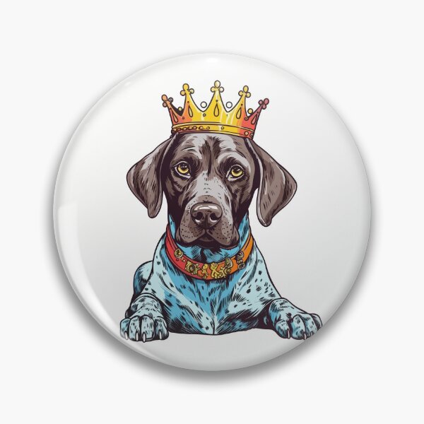 Item preview, King of the house - Queen of the house - German Shorthaired Pointer designed and sold by brindled.
