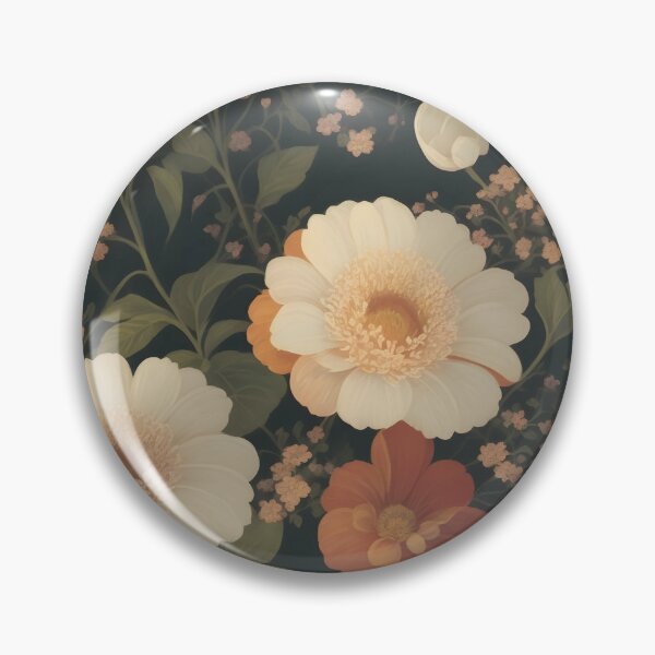 Item preview, AI Generated 70s Watercolor Tropical Flower and Leaf pattern  designed and sold by AiArtMerch.