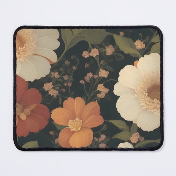 Item preview, AI Generated 70s Watercolor Tropical Flower and Leaf pattern  designed and sold by AiArtMerch.