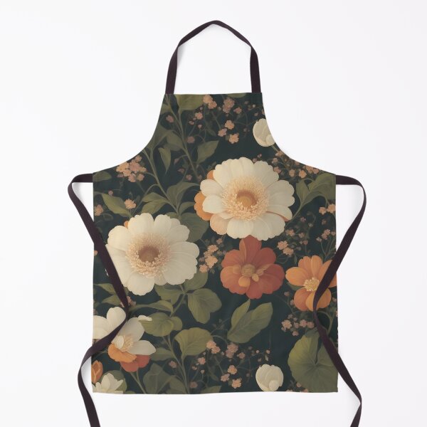 Item preview, AI Generated 70s Watercolor Tropical Flower and Leaf pattern  designed and sold by AiArtMerch.