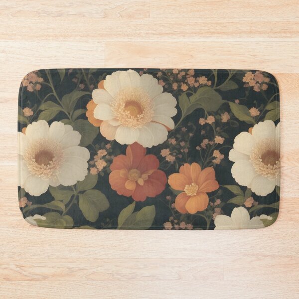 Item preview, AI Generated 70s Watercolor Tropical Flower and Leaf pattern  designed and sold by AiArtMerch.