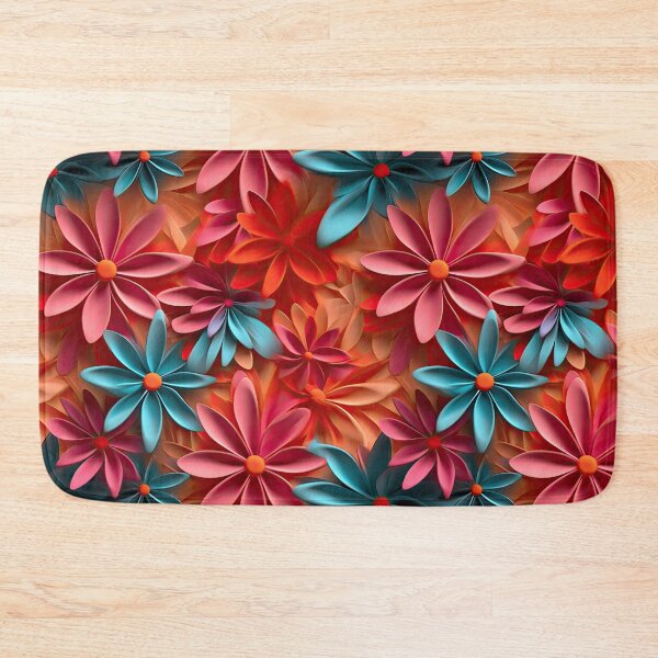 Item preview, 3D Papercut Flowers pattern designed and sold by CreaturesLikeUs.
