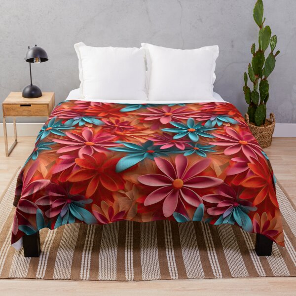 Item preview, 3D Papercut Flowers pattern designed and sold by CreaturesLikeUs.