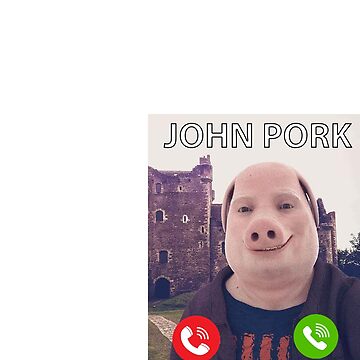 John Pork Sticker for Sale by hi Hello