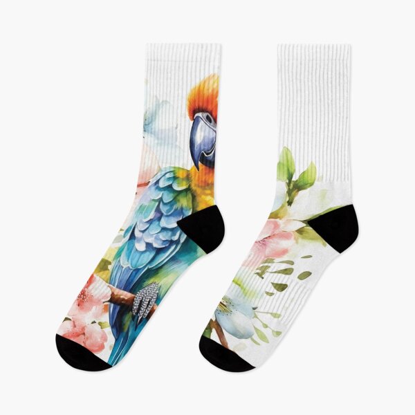Item preview, Cute Parrot Sitting On A Branch designed and sold by AdrianGrosu.