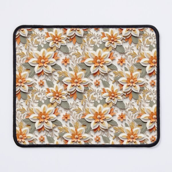 Item preview, 3D Papercut Flowers pattern designed and sold by CreaturesLikeUs.
