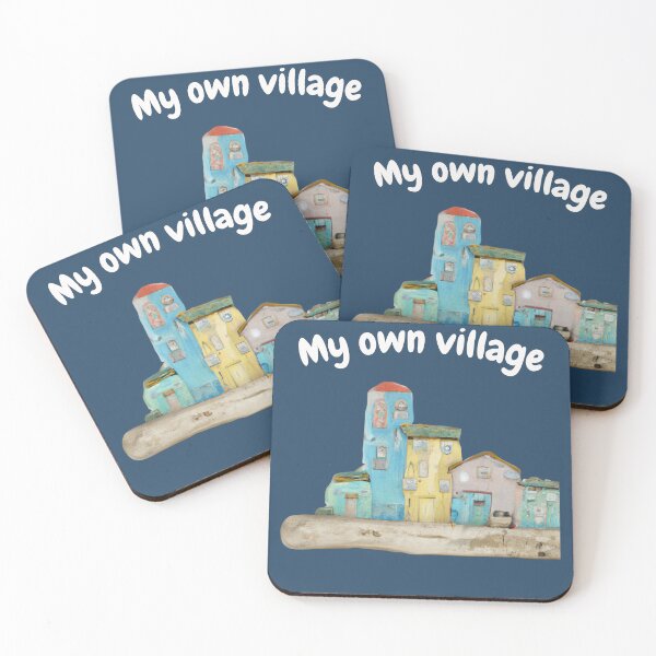 Item preview, Wooden village designed and sold by Ball-and-Match.