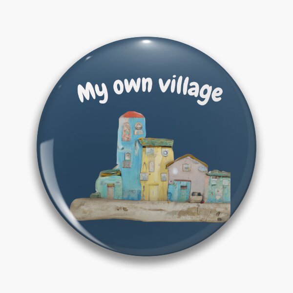 Item preview, Wooden village designed and sold by Ball-and-Match.