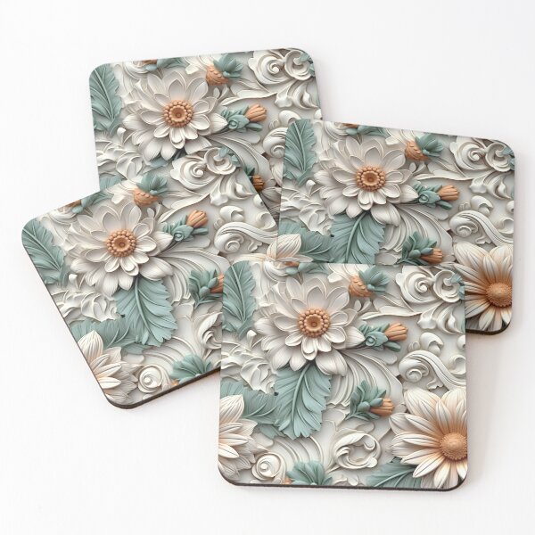 Item preview, 3D Papercut Flowers pattern designed and sold by CreaturesLikeUs.