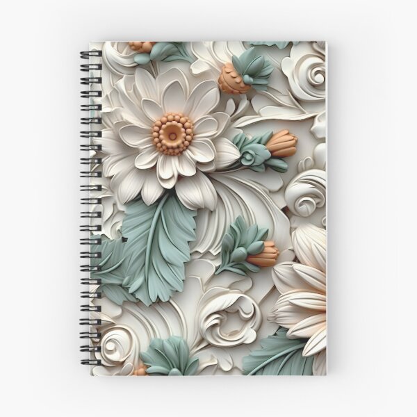 Item preview, 3D Papercut Flowers pattern designed and sold by CreaturesLikeUs.