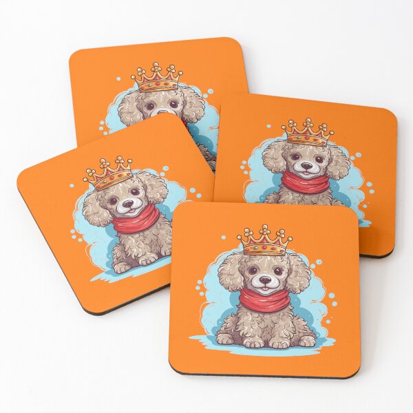 Item preview, King of the house - Queen of the house - Poodle Puppy designed and sold by brindled.