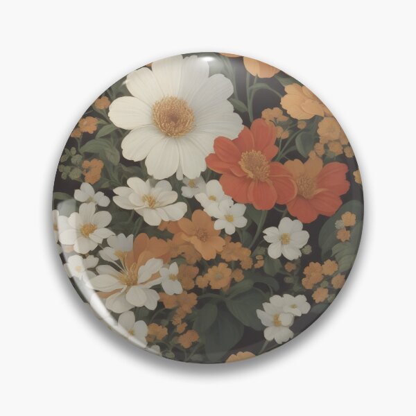 Item preview, AI Generated 70s Watercolor Tropical Flower and Leaf pattern  designed and sold by AiArtMerch.