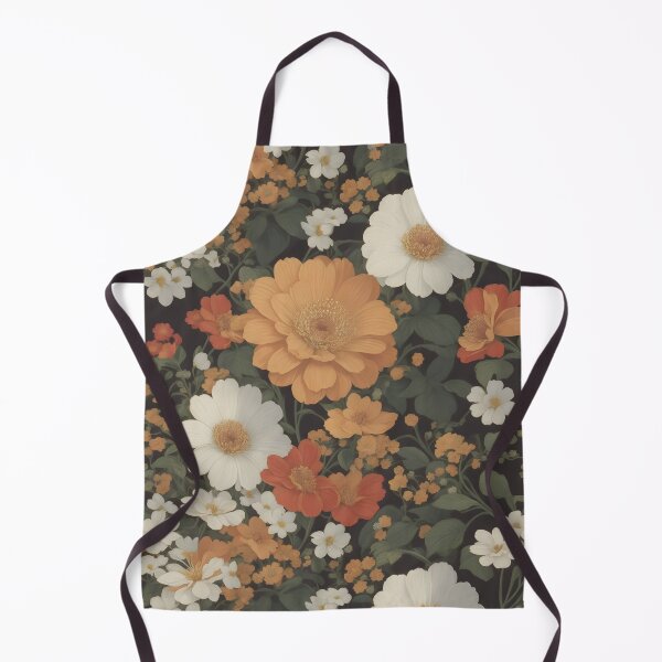 Item preview, AI Generated 70s Watercolor Tropical Flower and Leaf pattern  designed and sold by AiArtMerch.