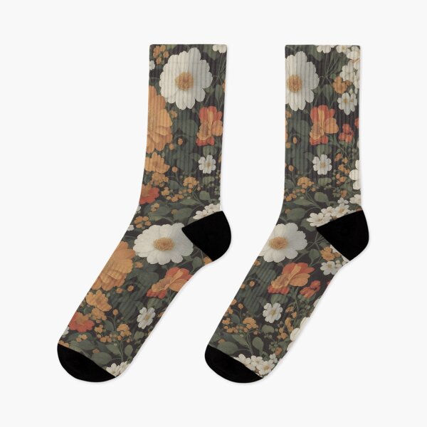 Item preview, AI Generated 70s Watercolor Tropical Flower and Leaf pattern  designed and sold by AiArtMerch.