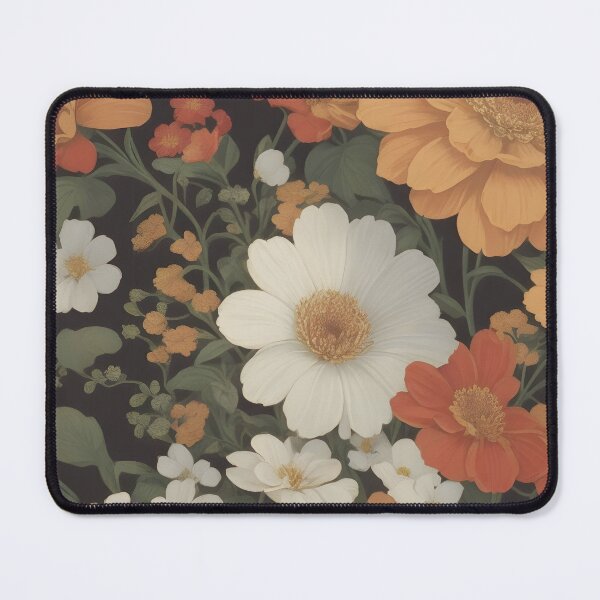 Item preview, AI Generated 70s Watercolor Tropical Flower and Leaf pattern  designed and sold by AiArtMerch.