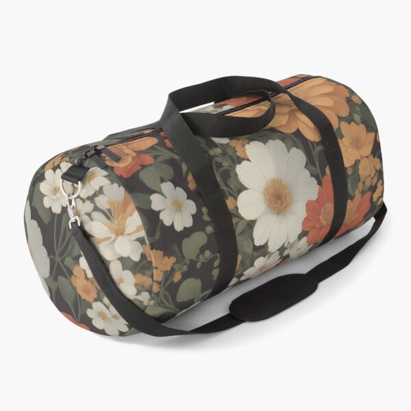 Item preview, AI Generated 70s Watercolor Tropical Flower and Leaf pattern designed and sold by AiArtMerch.