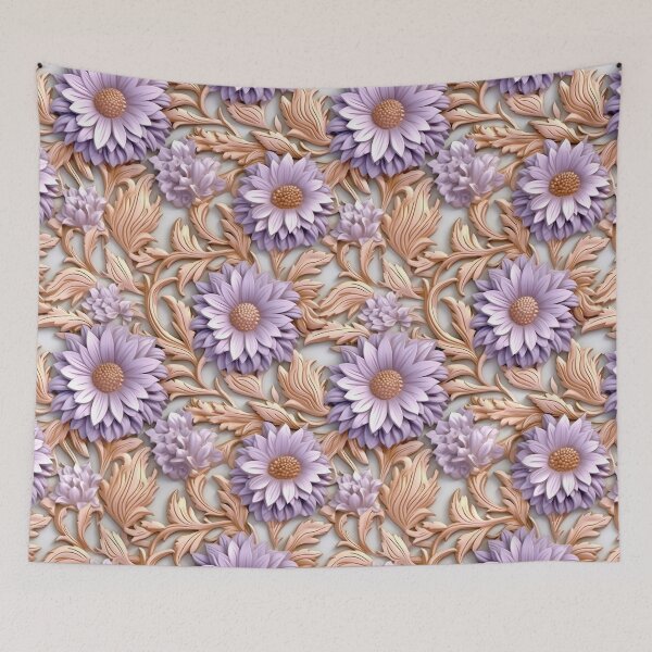 Item preview, 3D Papercut Flowers pattern designed and sold by CreaturesLikeUs.