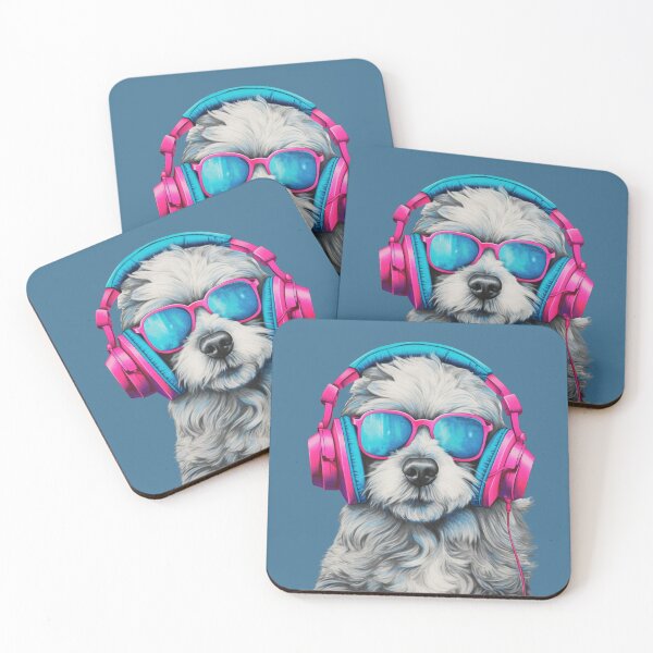 Item preview, Maltipoo Dogs DJ designed and sold by Vinsara Store.