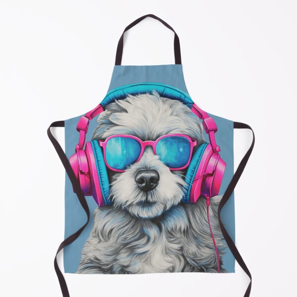 Item preview, Maltipoo Dogs DJ designed and sold by Vinsara Store.