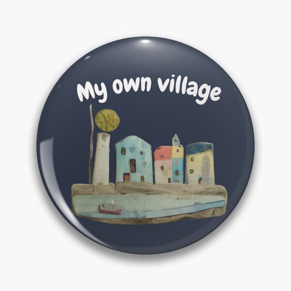 Item preview, Wooden village designed and sold by Ball-and-Match.