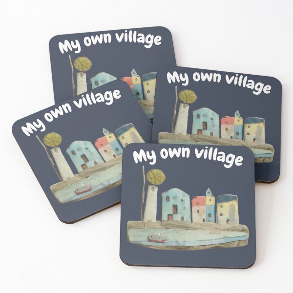 Item preview, Wooden village designed and sold by Ball-and-Match.