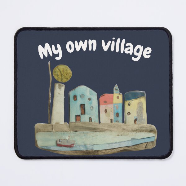 Item preview, Wooden village designed and sold by Ball-and-Match.