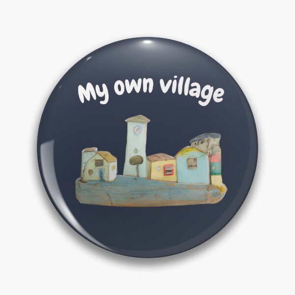 Item preview, Wooden village designed and sold by Ball-and-Match.