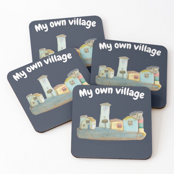 Item preview, Wooden village designed and sold by Ball-and-Match.