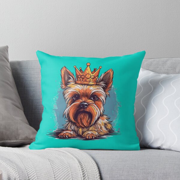 Item preview, King of the house - Queen of the house - Yorkshire Terrier designed and sold by brindled.