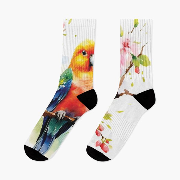 Item preview, Cute Parrot Sitting On A Branch designed and sold by AdrianGrosu.