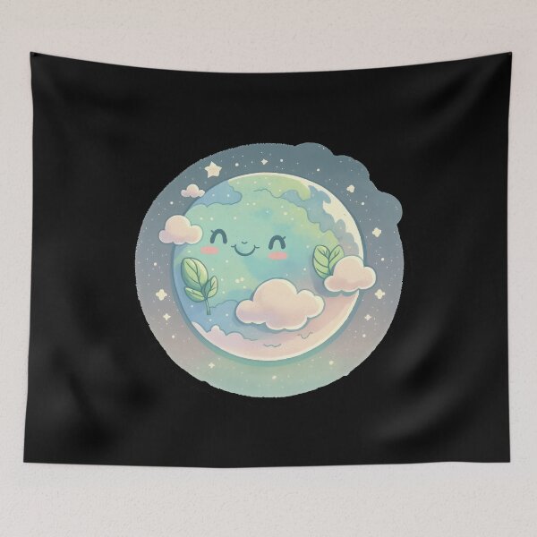 Item preview, Earth Happy Lovers Space Science Planet Environment Clouds designed and sold by farhanhafeez.