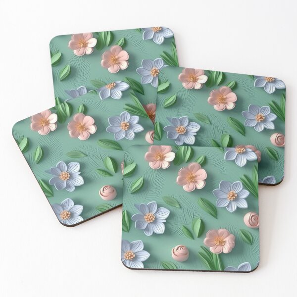 Item preview, 3D Papercut Flowers pattern designed and sold by CreaturesLikeUs.