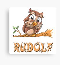 Rudolf Owl Canvas Print