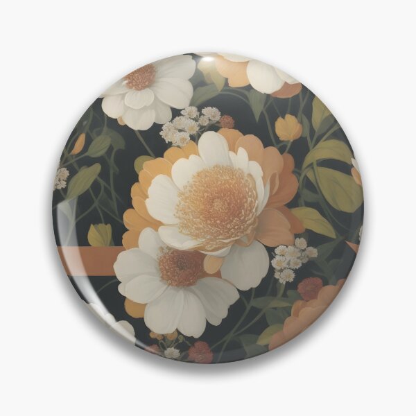 Item preview, AI Generated 70s Watercolor Tropical Flower and Leaf pattern  designed and sold by AiArtMerch.