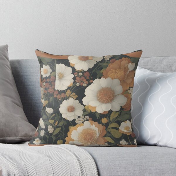Item preview, AI Generated 70s Watercolor Tropical Flower and Leaf pattern  designed and sold by AiArtMerch.