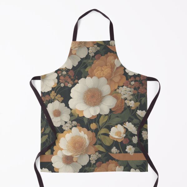 Item preview, AI Generated 70s Watercolor Tropical Flower and Leaf pattern  designed and sold by AiArtMerch.