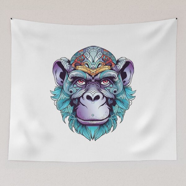 Item preview, Monkey Head designed and sold by hamishby.