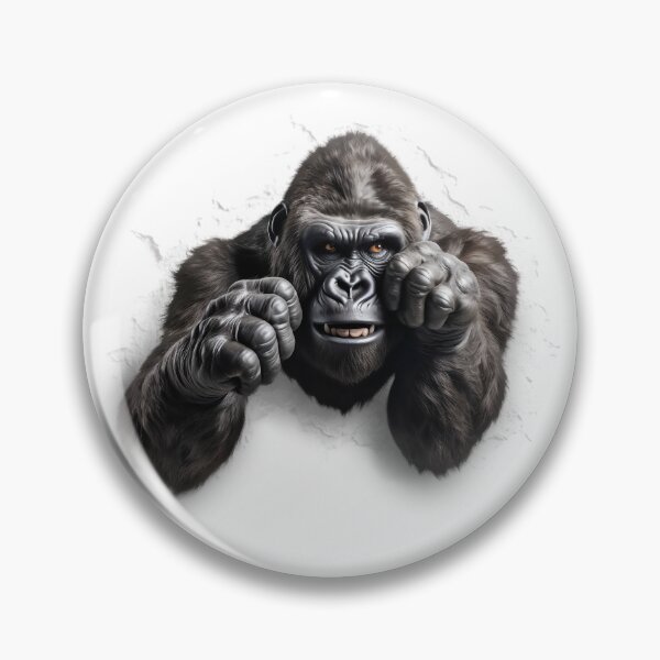 Artikelvorschau, close up of gorilla - Different logo size, position? Email me - entworfen und verkauft von Picture-Art.
