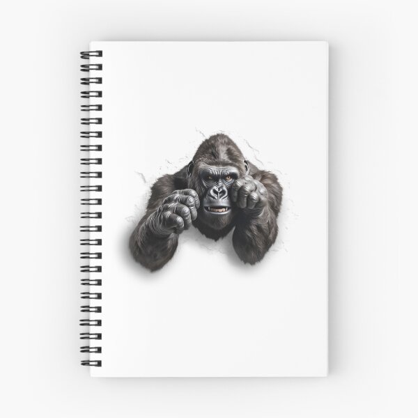 Item preview, close up of gorilla - Different logo size, position? Email me - designed and sold by Picture-Art.