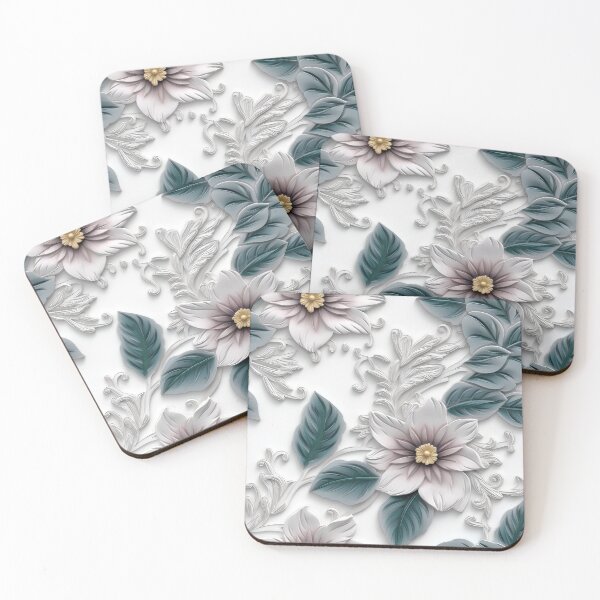 Item preview, 3D Papercut Flowers pattern designed and sold by CreaturesLikeUs.