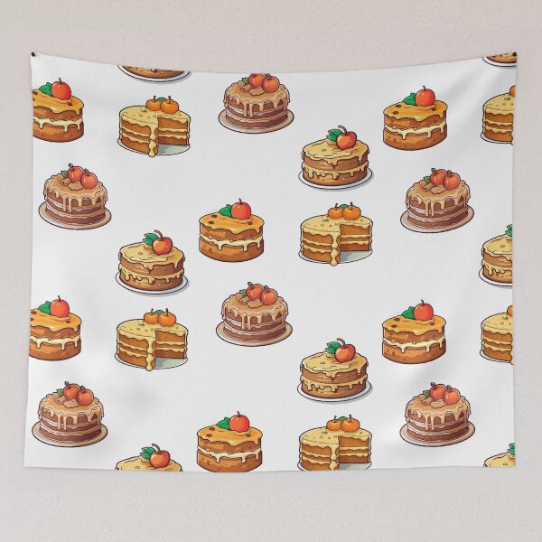 Item preview, Applesauce Cake Day - Sweet Treat Sticker Sheet designed and sold by InsomniaSticker.