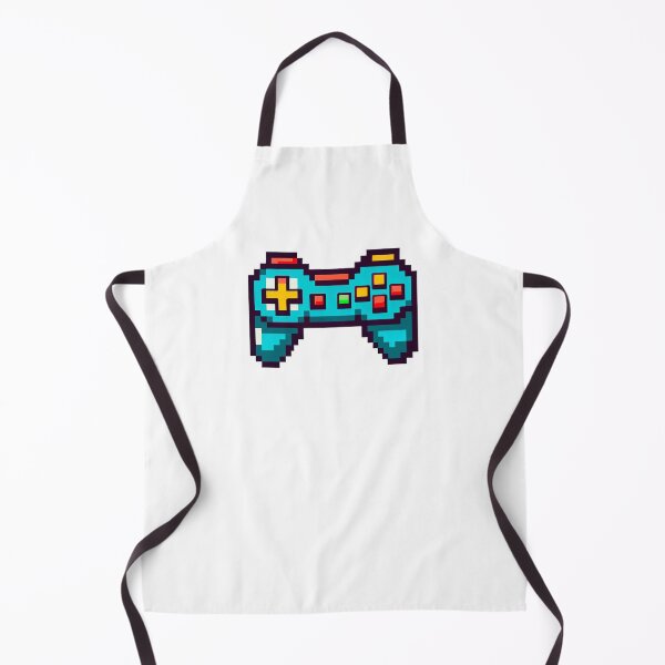 Item preview, joystick blue color pixel art designed and sold by Design  Xpress.