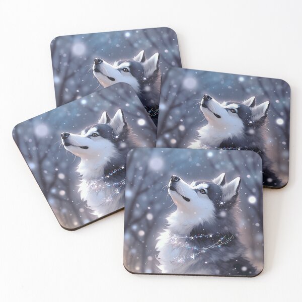 Item preview, Pomsky In Snow designed and sold by Nocturne  Paws.