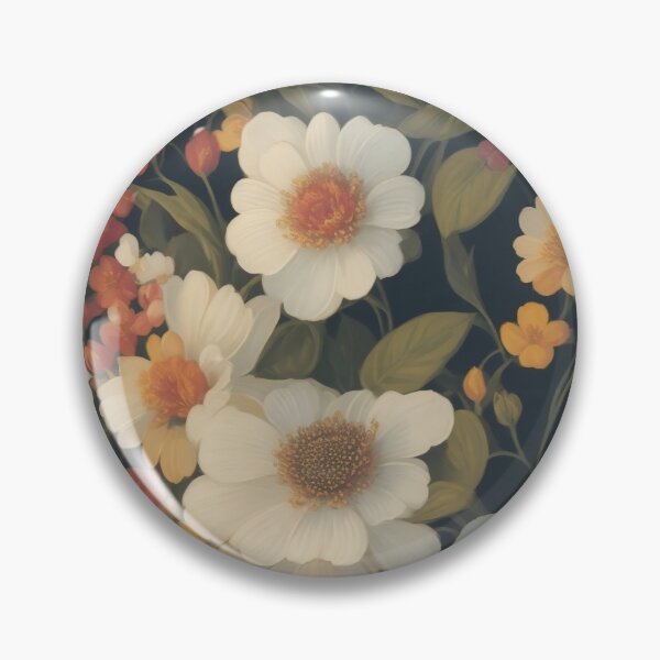 Item preview, AI Generated 70s Watercolor Tropical Flower and Leaf pattern  designed and sold by AiArtMerch.