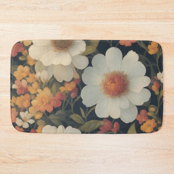 Item preview, AI Generated 70s Watercolor Tropical Flower and Leaf pattern  designed and sold by AiArtMerch.